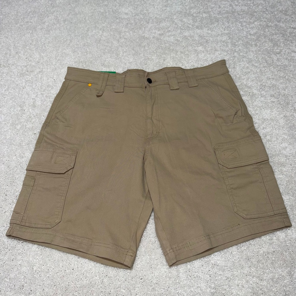 Caterpillar CAT Mens Cargo Shorts Tan Size 38 Workwear 1981304 NWT